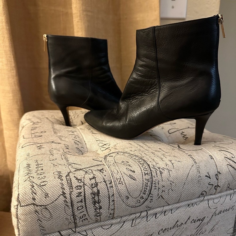 Jimmy Choo Black Ankle Booties with Stiletto Heel